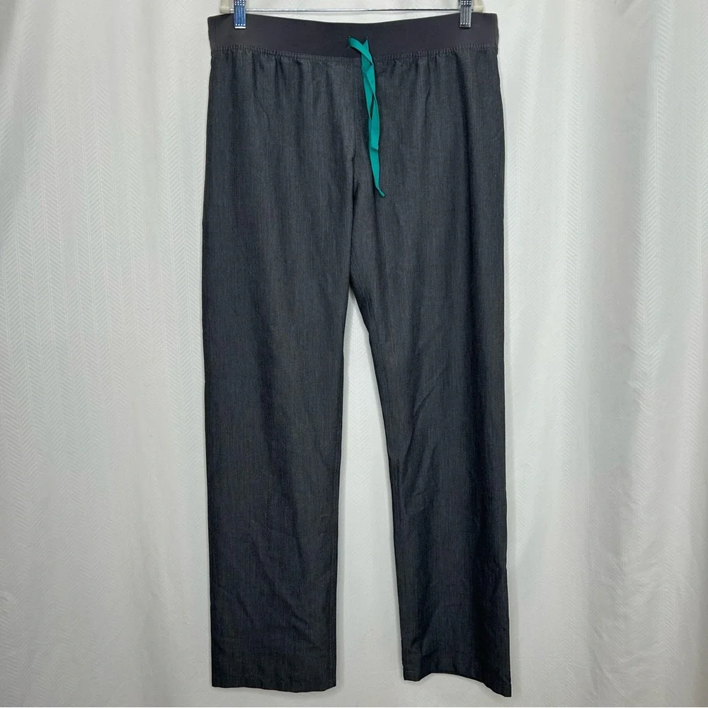 Figs mens gray pull on technical pants